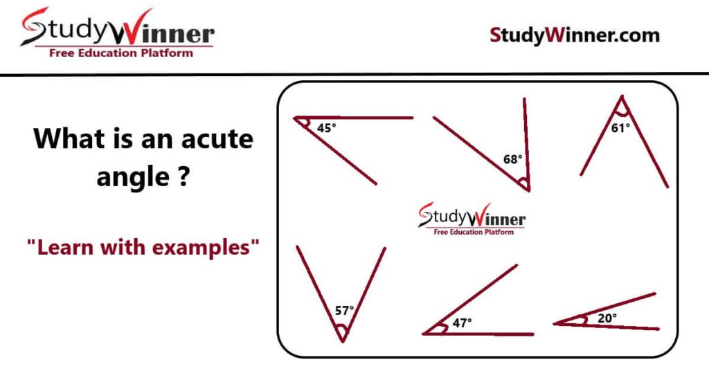 Acu angle - What is an acute angle